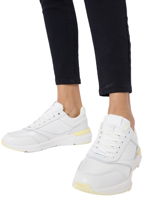 EPI MONO MIX Ledersneakers Wei&szlig; - Damenschuhe