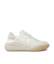 CALVIN KLEIN WEDGE MONO Ledersneakers Wei&szlig; - Damenschuhe - 2