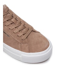 CALVIN KLEIN FLATFORM CUP LACE UP Sneaker aus Wildleder braun - Damenschuhe - 3