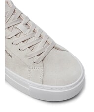 CALVIN KLEIN FLATFORM CUP LACE UP Sneaker aus Wildleder Beige - Damenschuhe - 3