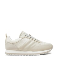 CALVIN KLEIN RUNNER LACE UP SAFF Ledersneakers - Damenschuhe