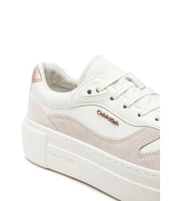 CALVIN KLEIN FF CUPSOLE LACE UP Ledersneakers Wei&szlig; - Damenschuhe - 3