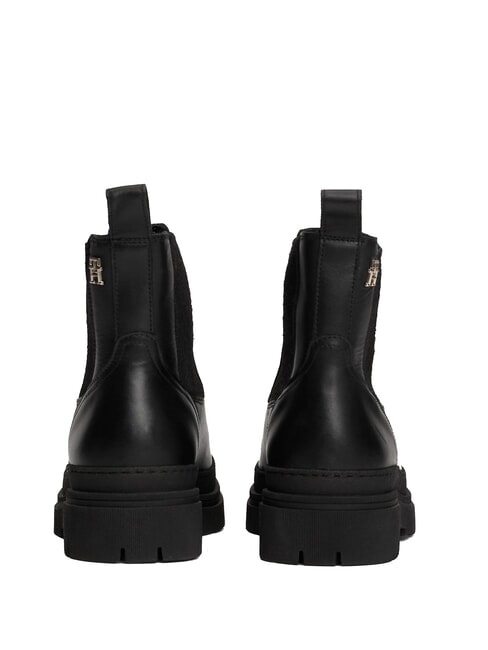 TH Chelsea-Stiefeletten aus Leder Schwarz - Damenschuhe