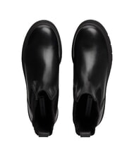 TOMMY HILFIGER TH Chelsea-Stiefeletten aus Leder Schwarz - Damenschuhe - 5