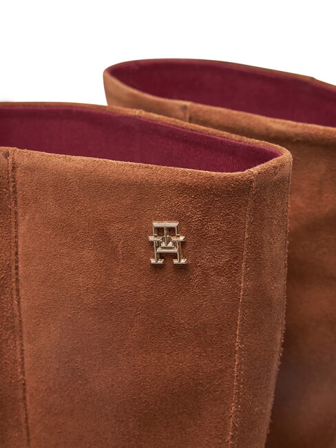 MID COWBOY Wildlederstiefel im Texanerstil braun - Damenschuhe