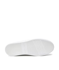 TOMMY HILFIGER STRIPES PLATFORM High-Top-Sneaker aus Leder Ecru - Damenschuhe - 6