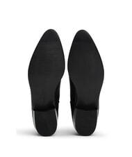 TOMMY HILFIGER LOW COWBOY Spitz zulaufende Stiefeletten aus bedrucktem Leder Schwarz - Damenschuhe - 4