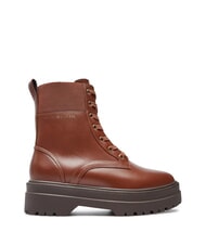 TOMMY HILFIGER TH ELASTIC RIB LACEUP Schn&uuml;rstiefel aus Leder - Damenschuhe
