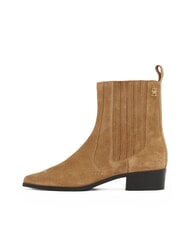 TOMMY HILFIGER COWBOY CHELSEA Stiefeletten aus Wildleder mit spitzer Zehenpartie - Damenschuhe