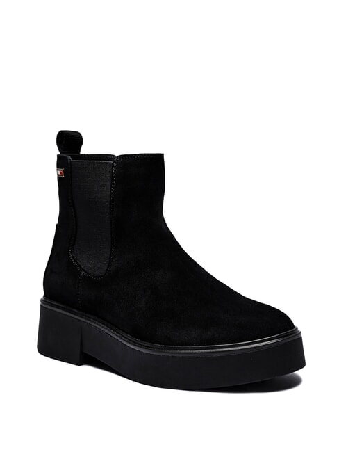 MINIMAL Wildleder-Ankle-Boots Schwarz - Damenschuhe