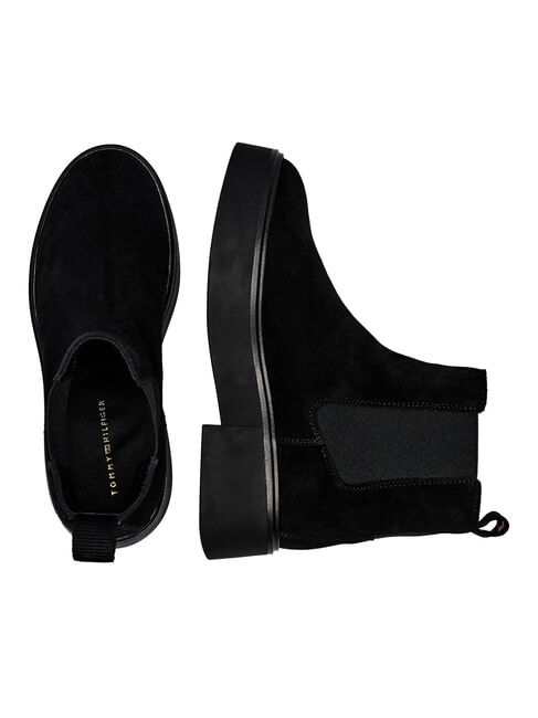 MINIMAL Wildleder-Ankle-Boots Schwarz - Damenschuhe