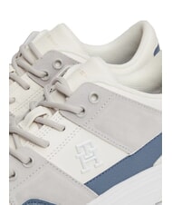 TOMMY HILFIGER TH Ledersneakers Wei&szlig; - Damenschuhe - 3