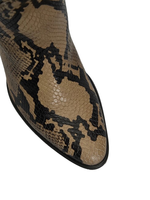 TH  Texanische Lederstiefel Beige - Damenschuhe