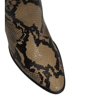 TOMMY HILFIGER TH  Texanische Lederstiefel Beige - Damenschuhe - 3