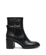 TOMMY HILFIGER TH CHAIN Lederstiefeletten mit Kette Schwarz - Damenschuhe - 2