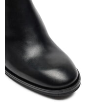 TOMMY HILFIGER TH CHAIN Lederstiefeletten mit Kette Schwarz - Damenschuhe - 4