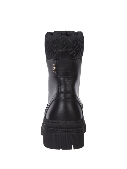 CLEATED LACE-UP Schn&uuml;rstiefeletten mit gepolstertem Schaft Schwarz - Damenschuhe