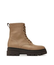 TOMMY HILFIGER BICOLOR Schn&uuml;rstiefel aus Leder - Damenschuhe