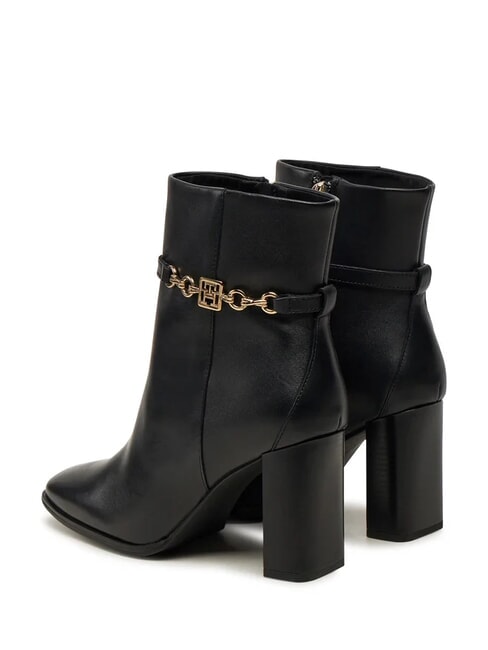TH CHAIN Lederstiefeletten Schwarz - Damenschuhe