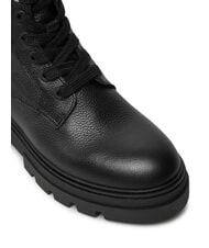 TOMMY HILFIGER BICOLOR Schn&uuml;rstiefel aus Leder Schwarz - Damenschuhe - 3