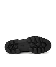 TOMMY HILFIGER BICOLOR Schn&uuml;rstiefel aus Leder Schwarz - Damenschuhe - 6