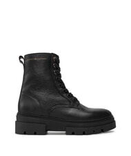 TOMMY HILFIGER BICOLOR Schn&uuml;rstiefel aus Leder Schwarz - Damenschuhe - 2