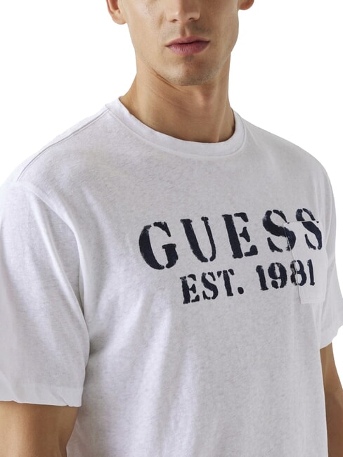 MARINA PRINT Kurz&auml;rmeliges T-Shirt mit Tasche purwei&szlig; - Herren-T-Shirts