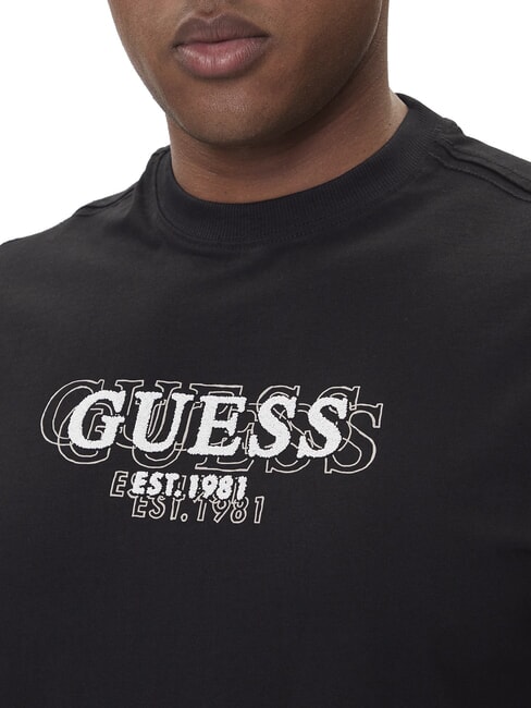 SMALL LOGO Kurzarm-T-Shirt in regul&auml;rer Passform jetbla - Herren-T-Shirts