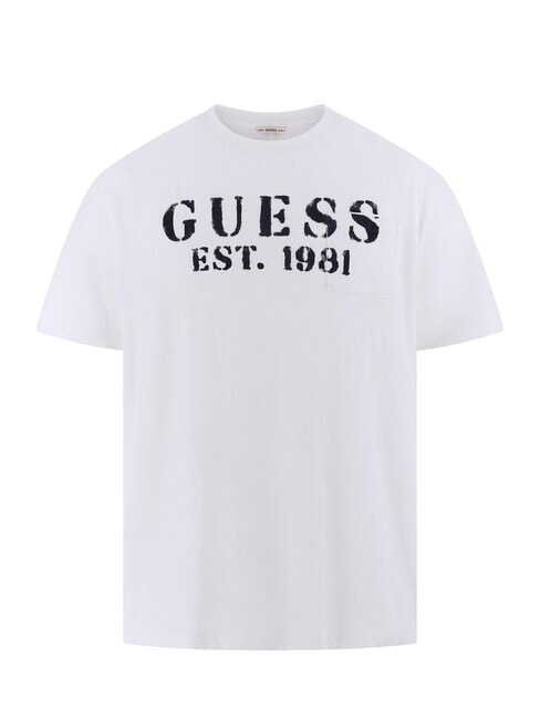 MARINA PRINT Kurz&auml;rmeliges T-Shirt mit Tasche purwei&szlig; - Herren-T-Shirts