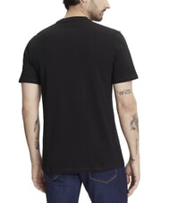 GUESS FLOCK Kurzarm-T-Shirt in regul&auml;rer Passform jetbla - Herren-T-Shirts - 2