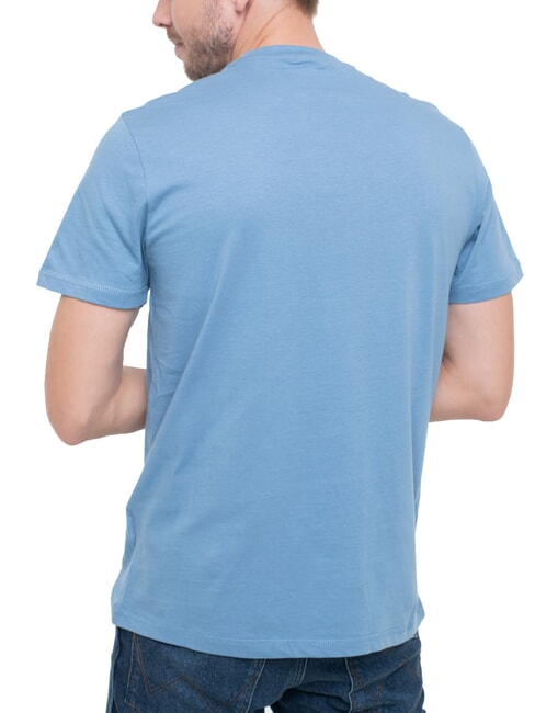 TRIANGLE LOGO Kurzarm-T-Shirt mit normaler Passform Pariser Dach blau - Herren-T-Shirts