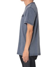 GUESS WASHED Kurzarm-T-Shirt in regul&auml;rer Passform blauer Schnee gewaschen - Herren-T-Shirts - 3