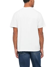 GUESS SMALL LOGO Kurzarm-T-Shirt in regul&auml;rer Passform purwei&szlig; - Herren-T-Shirts - 2