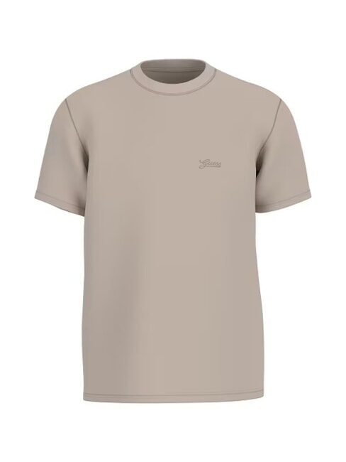 BASIC PIMA T-Shirt aus Stretch-Baumwolle Pasadena-Stein - Herren-T-Shirts