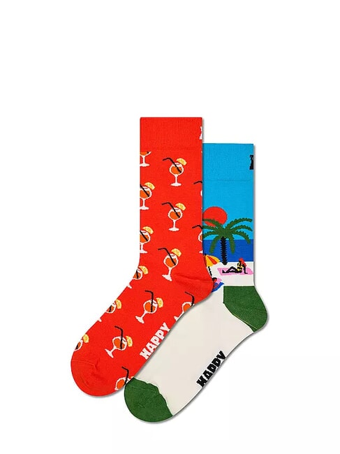 BEACH LIFE Geschenkset mit 2 Paar Socken Gr&uuml;n - Herrensocken/Herrenstr&uuml;mpfe