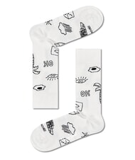 HAPPY SOCKS BLACK AND WHITE Geschenkset mit 4 Paar Socken 9100 - Herrensocken/Herrenstr&uuml;mpfe - 4
