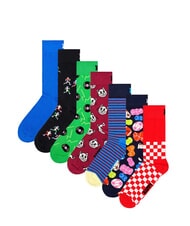 HAPPY SOCKS 7 DAYS Geschenkbox mit 7 Paar Socken - Herrensocken/Herrenstr&uuml;mpfe
