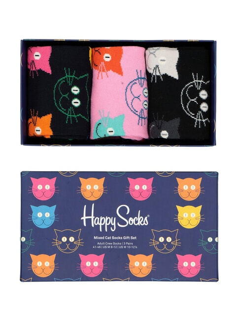 BLACK AND WHITE Geschenkset mit 3 Paar Socken Schwarz - Damenstr&uuml;mpfe