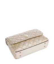 GUESS GIULLY 2 Gewebte Schultertasche, Umh&auml;ngetasche Gold - Damentaschen - 6