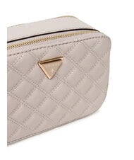 GUESS GIULLY 2 Gesteppte Schulterkameratasche Taupe - Damentaschen - 3