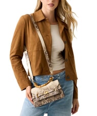 GUESS SIBEL Kleine Handtasche mit Schulterriemen Lalie Sch&ouml;nheit nat&uuml;rlich - Damentaschen - 6