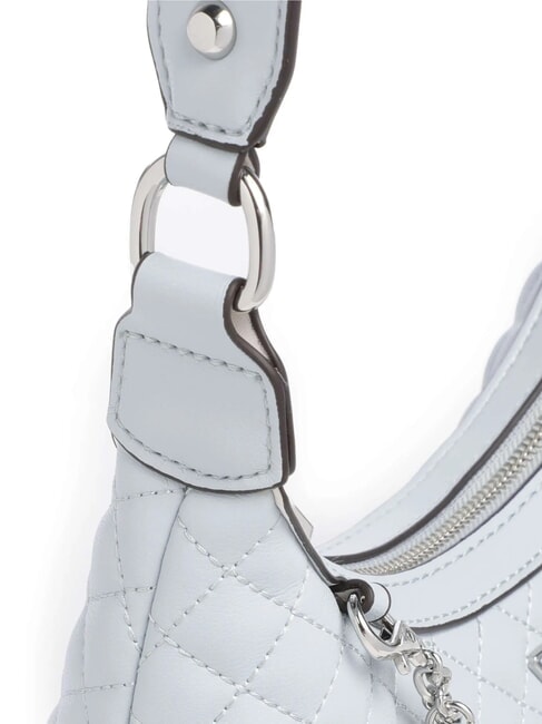 EVERLEE Gesteppte Schultertasche mit Anh&auml;ngern nebliges Blau - Damentaschen