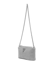 GUESS CRYSTAL Schultertasche mit Strasssteinen Silber - Damentaschen - 4