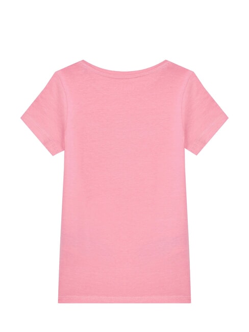 KIDS Kurzarm-T-Shirt mit Strasssteinen Gelee-Rosa - Kinder-T-Shirt