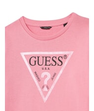 GUESS CORE KIDS Sweatshirt mit Dreieck-Logo-Print Gelee-Rosa - Sweatshirts Kinder - 3