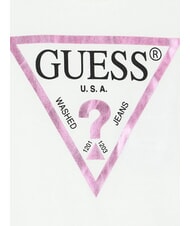 GUESS KIDS T-Shirt mit Dreieck-Logo echtes Wei&szlig; A000 - Kinder-T-Shirt - 3
