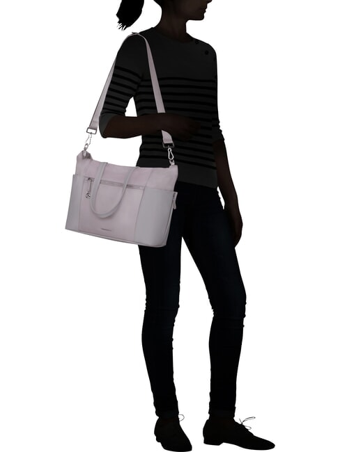 MOVE JOURNEY Schultertasche mit Schultergurt Hellbeige - Damentaschen