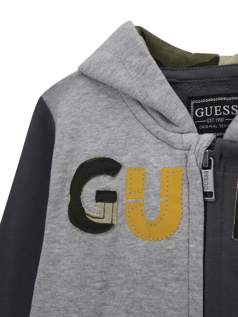 KIDS MINI ME Baby-Trainingsanzug-Set mit Sweatshirt und Hose Grautonkombination - Trainingsanz&uuml;ge f&uuml;r Kinder