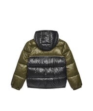 GUESS KIDS Zweifarbige Daunenjacke f&uuml;r Kinder mit Kapuze - Kinder Jacken