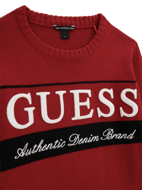 KIDS Kinderpullover mit Rundhalsausschnitt Chili rot - Kinderpullover